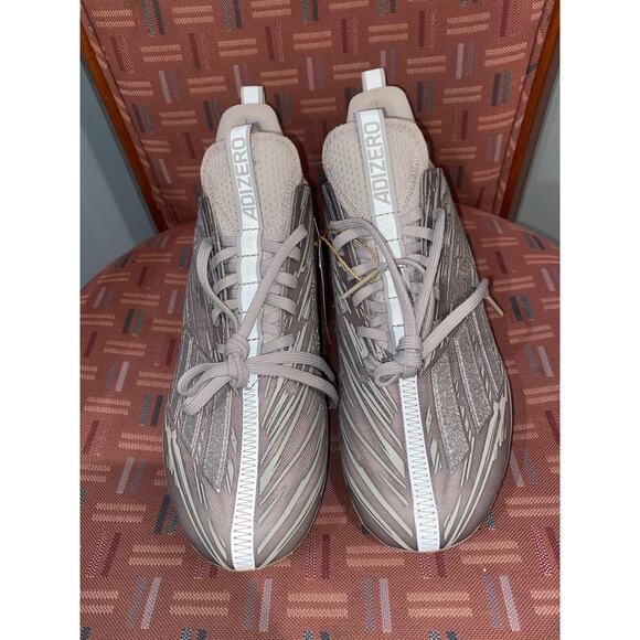 New Adidas Adizero Cleat Low Grey Silver Metallic - GX5414 Size 10 main image 9